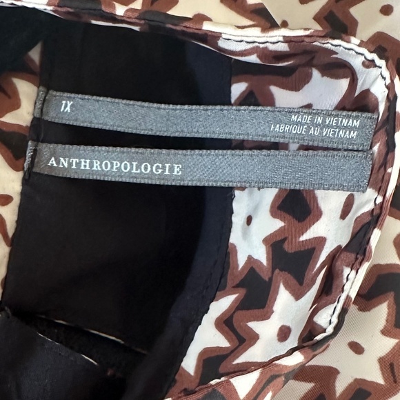 BY ANTHROPOLOGIE 3/4-Sleeve Mock-Neck Swing Mini Dress - Size XL - Picture 15 of 16